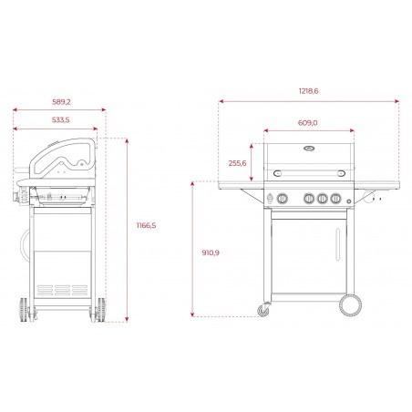 Plynový gril Teka T-BBQ 3100 G