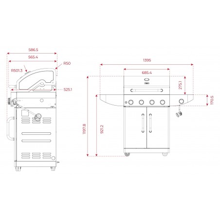 Plynový gril Teka T-BBQ 4100 G